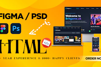 convert figma to html, xd to html , psd to html responsive bootstrap 5