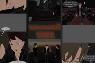 draw manga, manhwa, manhua, and webcomic art for your webtoon or motion comic