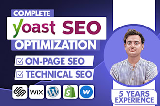 yoast seo on page optimization and technical to rank your wordpres website