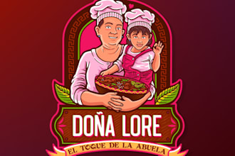 design a mascot character custom kitchen or restaurant logo