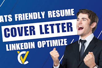 create ats friendly cv resume build cover letter optimize linkedin update revamp
