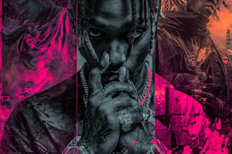 do custom rap album cover and hip hop mixtape art