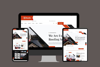 roofing website, roofing contractor website and contractor website