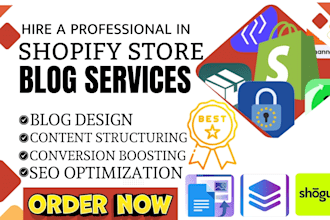 setup shopify blog dropin bloggie shogun avada zeno reputon SEO optimizer