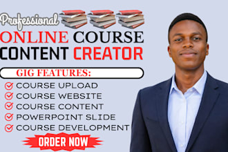 create online course content, video course, course development, course upload