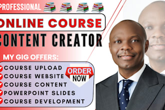 create online course content, video course, course development, course upload