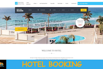 create a travel and tour hotel booking website