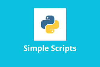 write or fix  basic python scripts for beginners
