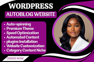 create wordpress autoblog website automated news website ai news website