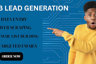 do b2b lead generation, lead scraping and prospect email list building service