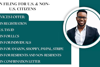assist non US citizens in obtaining an irs ein number