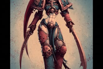 paint warhammer 40k character and creature