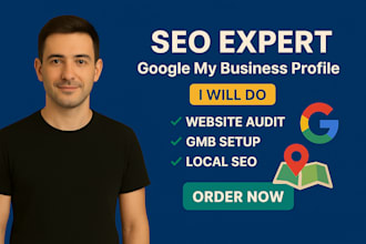 do website audit, google business profile setup and local SEO