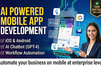 build an ai powered mobile app with smart chatbot and automation