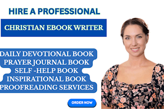 be your christian ebook book writer