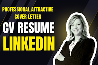 create professional ats friendly CV resume build cover letter optimize linkedin
