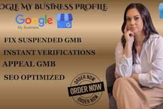 optimize google my business, reinstate and fix  suspended gmb profile