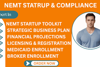 assist nemt startup toolkit, business plan, licensing, medicaid , broker setup