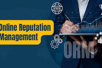 improve your online reputation, suppress negative links and do ORM
