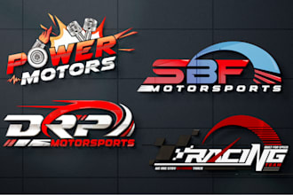 create custom automotive, motorsports, and car logo design