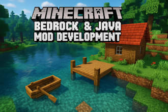 develop mods for minecraft bedrock mod addons and java server