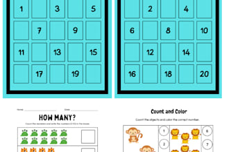 make worksheets or coloring books for kids and adults