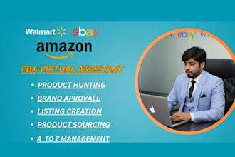 be your amazon fba wholesale virtual assistant and ebay ds