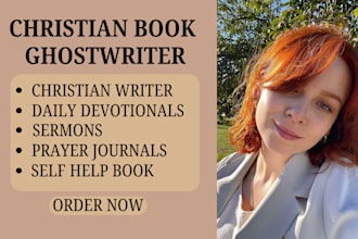 ghostwrite your christian book, devotional, sermons