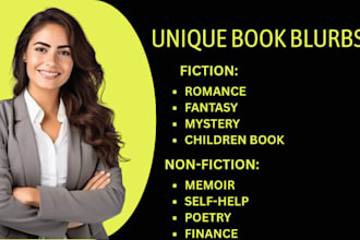 craft an irresistible book blurb, description and author bio