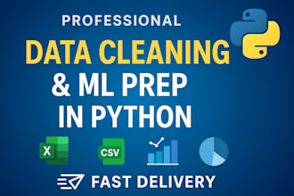 clean and prepare your dataset for analysis or machine learning in python