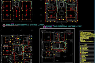 do electrical engineering design, drawings, boq and calculations