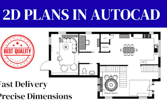 design and draw your 2d plans in autocad