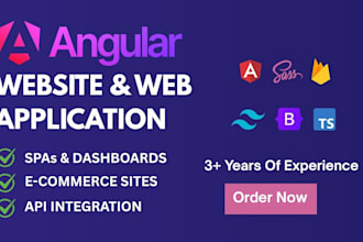 develop modern angular single page apps and ecommerce frontends