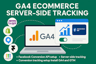 set and fixup ga4 server side tracking, facebook pixel conversion API by GTM