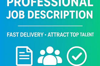 write a professional job description to attract top talent