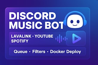 build a discord music bot with lavalink youtube and spotify integration