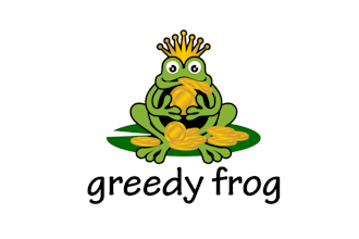 do modern super custom frog logo design