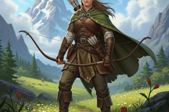 dnd character art and dnd character art