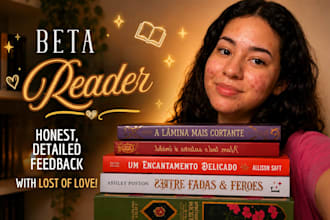 be your professional beta reader for your book