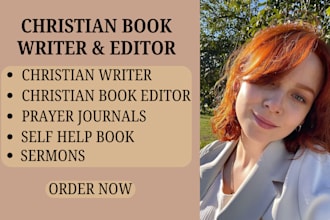 be your christian book editor and writer