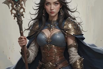 dnd character art and dnd character art