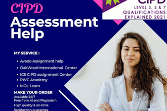 do oakwood international  cipd assessment level 3, 5, 7 tasks