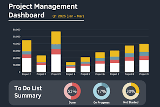build interactive excel dashboard and automation