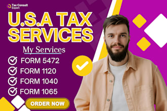 irs form 5472, form 1120, form 1040, and 1065 for US and foreign llc owners