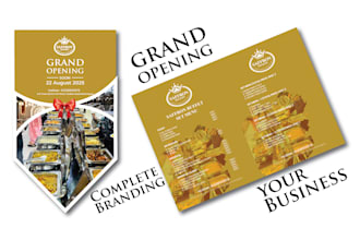 design complete branding materials for your business