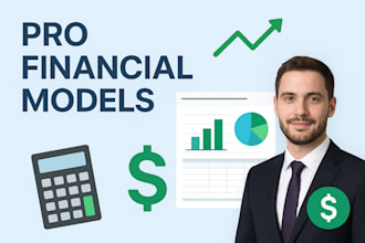create a powerful investor ready 3 statement financial model and dcf valuation