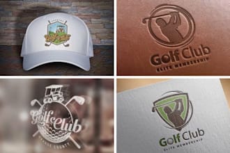 do unique vintage retro badge disc golf logo
