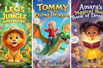illustrate children book and picture book illustration for kid