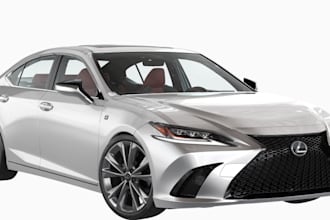 design 3d luxury sedan, realistic car exterior, bmw roadster, car body kit,gta 5