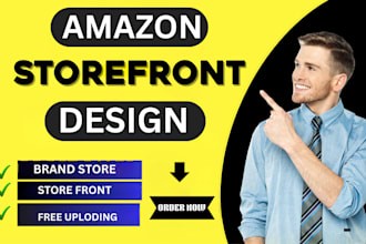 do amazon storefront design, amazon storefront ebc design and amazon brand store